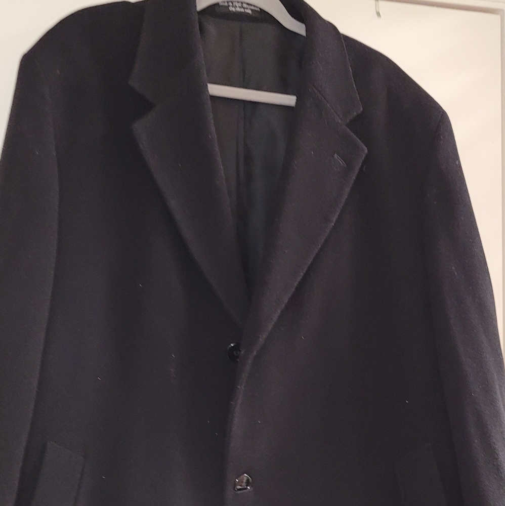 Men's cashmere trench coat